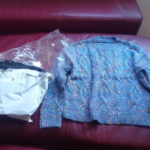 Customer photo review of Audrina Sweater