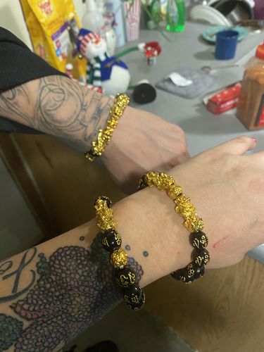 Customer photo review of Feng Shui Lucky Charm Bracelet