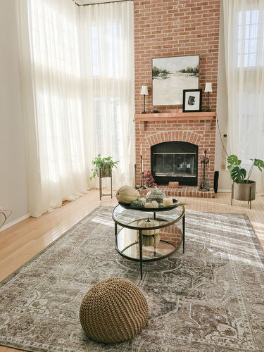 Customer photo review of Distressed Vintage Kendra Ash Area Rug
