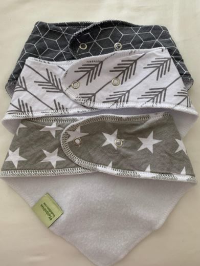 Customer photo review of 10-Pack Organic Bandana Bibs