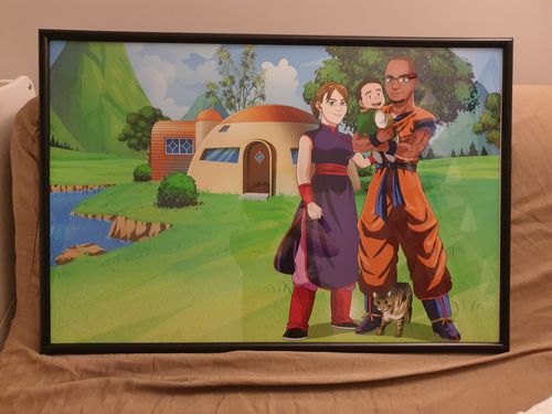 Customer photo review of Impression sur Poster (ne comprend pas le dessin)