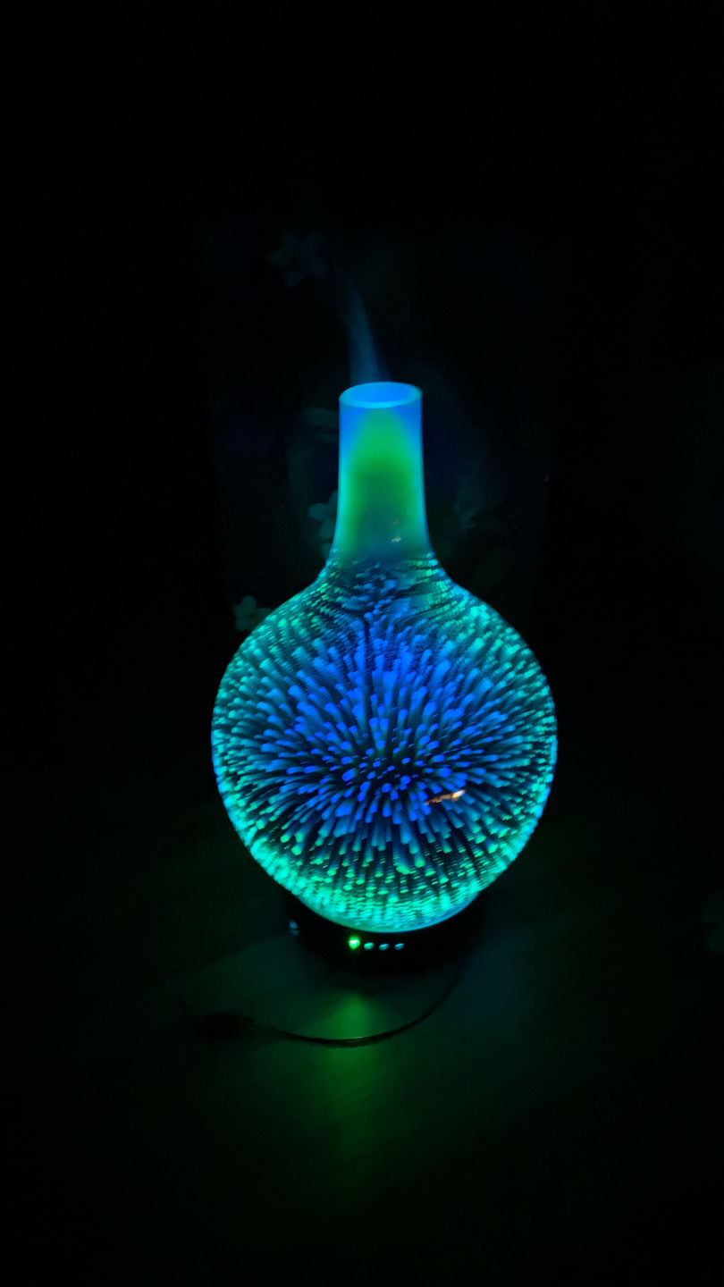 Customer photo review of Oil Aroma Diffuser 3D Glass