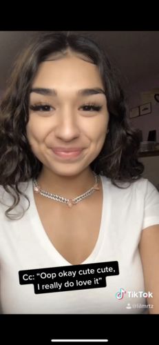 Customer photo review of Mini butterfly dreams choker necklace