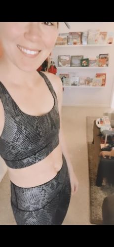 Customer photo review of Metallic Snake Active Legging