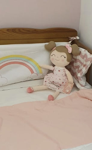Customer photo review of Personalized Gloveleya Spring Girl Doll With Gift Bag - 5 Colors