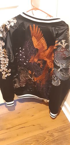 Customer photo review of Four Legendary Creatures Sukajan Souvenir Jacket