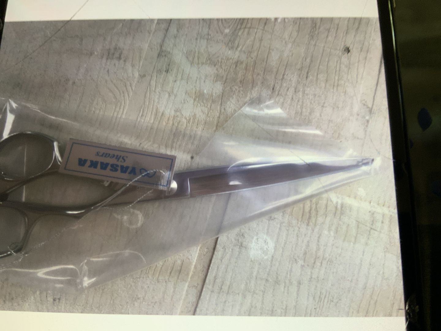 Customer photo review of Yasaka KM Hair Cutting Scissors