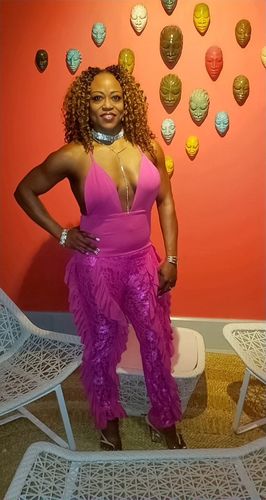 Customer photo review of Sexy Tight-Fit Backless Lace Jumpsuit