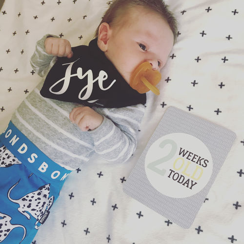 Customer photo review of MLW By Design - Personalised Name Bib