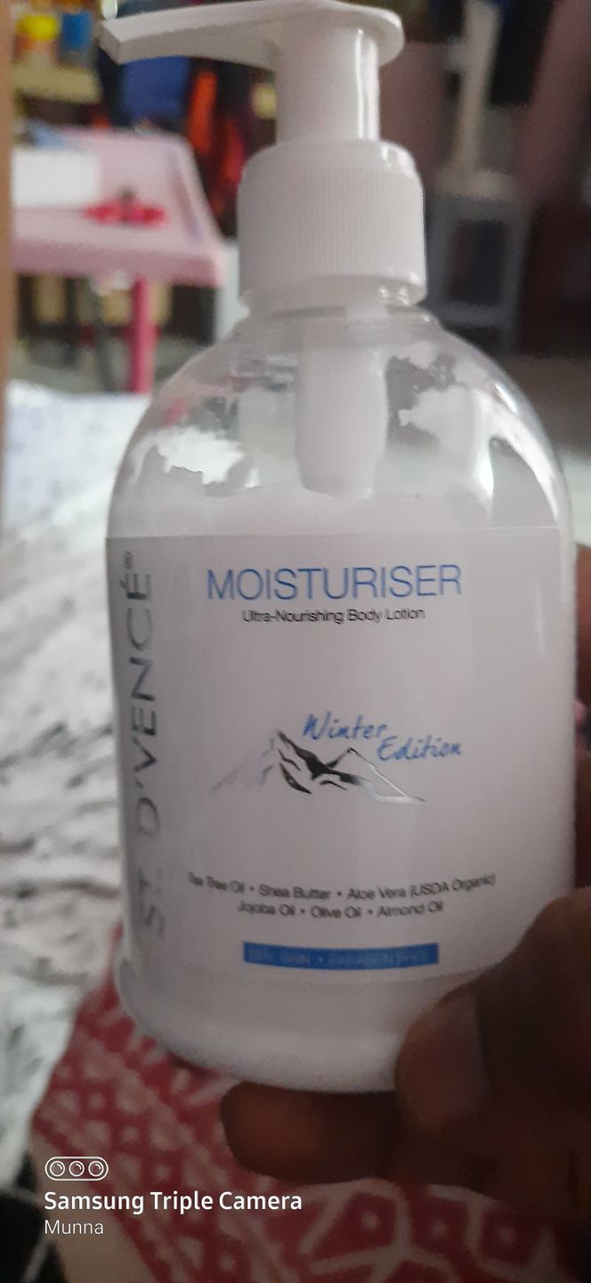 Customer photo review of Winter Body Lotion with Tea Tree & Shea Butter, 300 ml