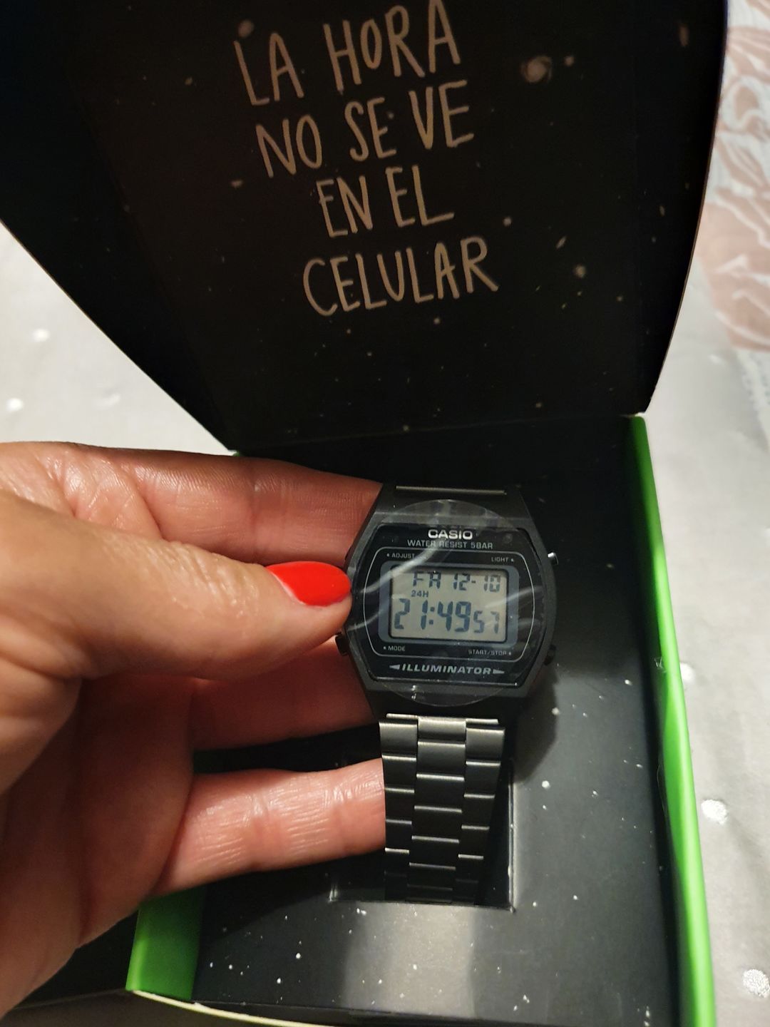 Customer photo review of Reloj Casio Vintage B640WB-1ADF Digital Metálico Negro