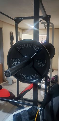Customer photo review of 335lb Cast Iron Plate Set (shipping included)