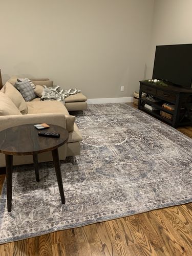 Customer photo review of Distressed Vintage Kendra Ash Area Rug