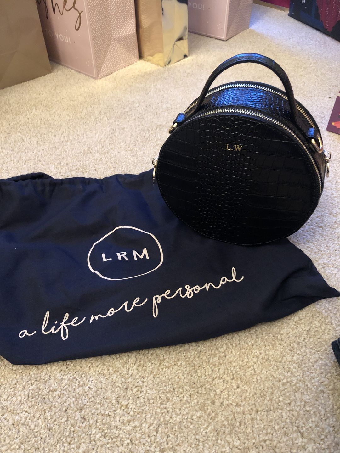 Customer photo review of The Rosie Circle Croc Bag - NEW!