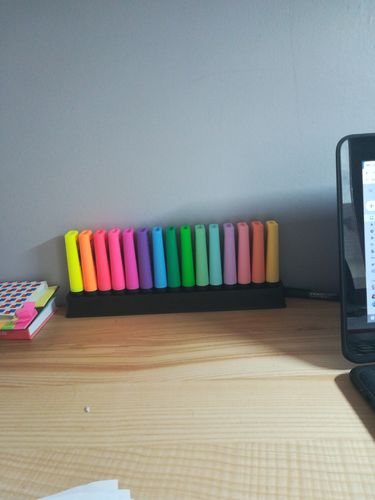 Avis photo d'un client sur Set de bureau de 15 surligneurs STABILO BOSS ORIGINAL # Edition collector