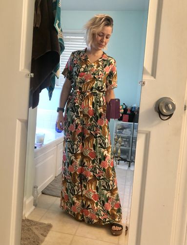 Customer photo review of White Jaguar Paradise Jumpsuit - White Jumpsuit For Women