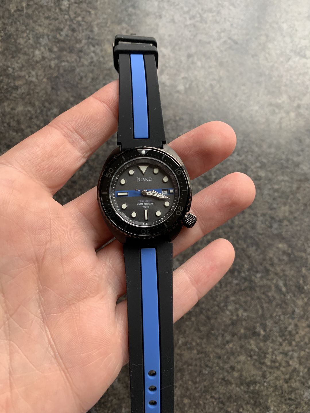 Customer photo review of Thin Blue Line - Men