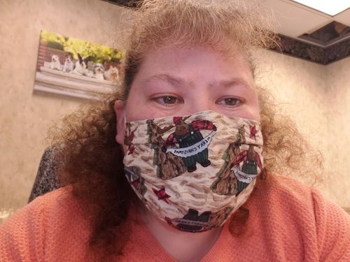 Customer photo review of Mask Insert - Straight - 10 Count