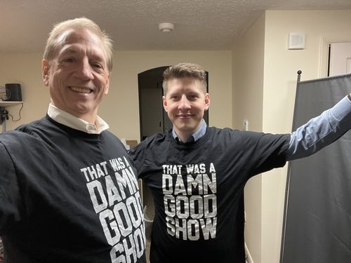 Customer photo review of Damn Good Show Mens Apparel
