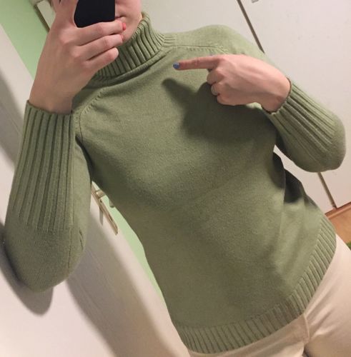 Customer photo review of Aspen Knit Sweater