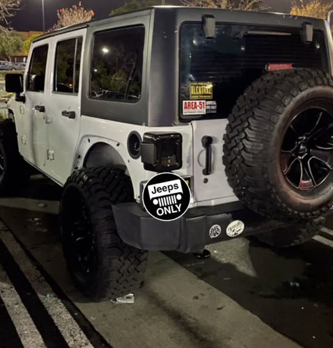 Customer photo review of JK to JL Conversion Tail Lights - Black (07-18 JEEP WRANGLER JK/ JKU)