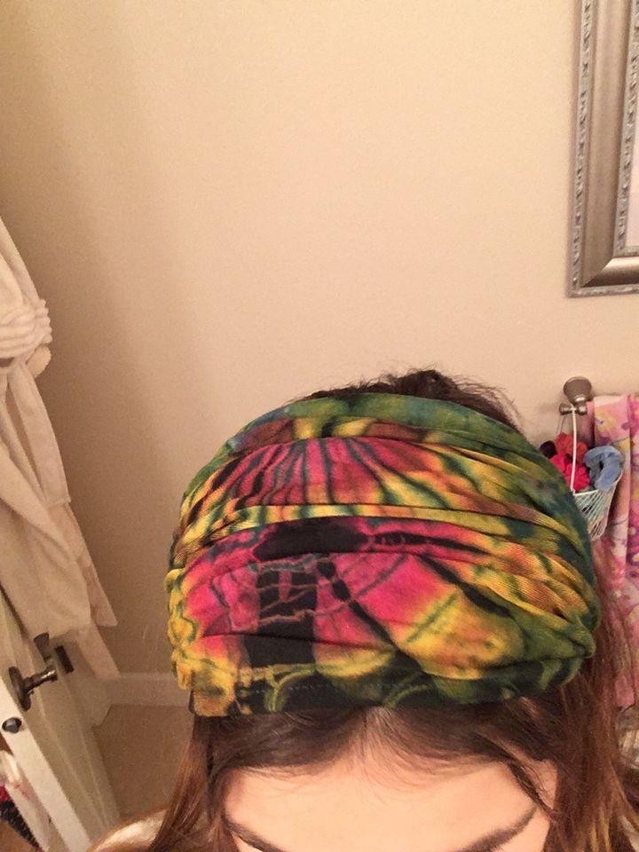 Customer photo review of Lolita Tie Dye Headband