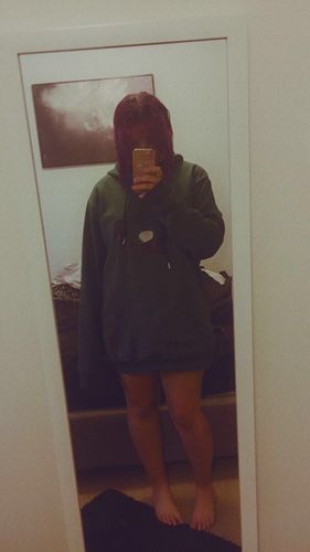 Customer photo review of Kawaii Style Frog Hoodie