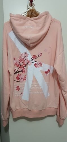 Customer photo review of Harajuku Style Cherry Blossom Hoodie