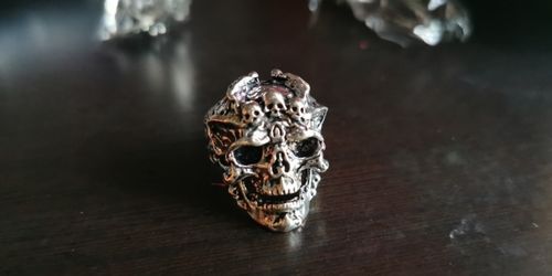 Customer photo review of Bague Dragon<br> Crâne (Argent)