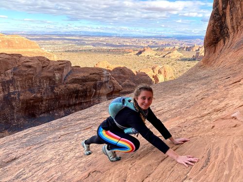 Customer photo review of Inspire Leggings - Rainbow | MT SPORT