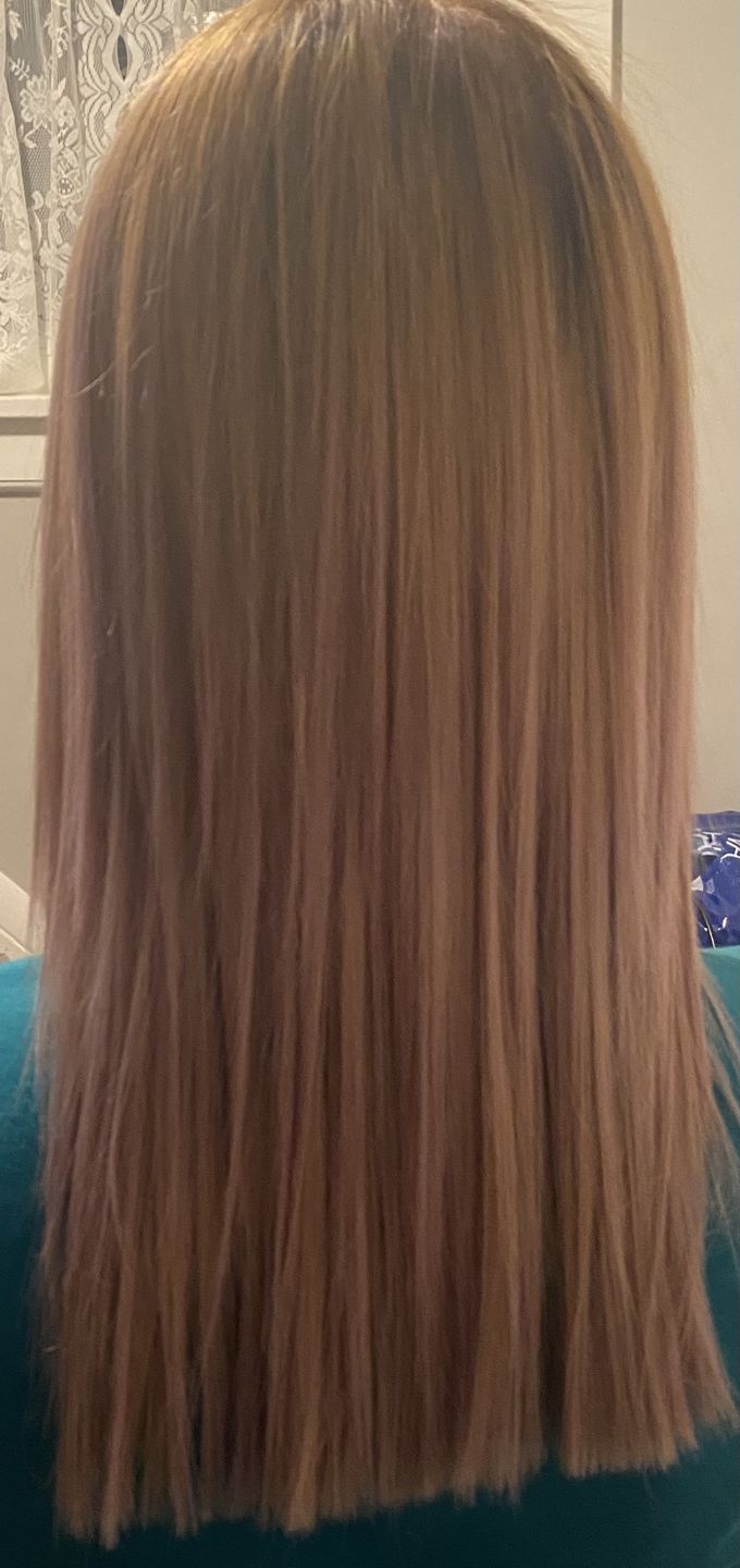 Customer photo review of Kit Bio Tanix Extreme Hair Streight Treatment 3x100ml - Prime Pro