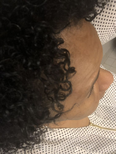 Customer photo review of Curly Hair Wash and Go System with Organic Jojoba Oil for Moisturizing Hair with Lavender Fragrance (Step 1 - 4)