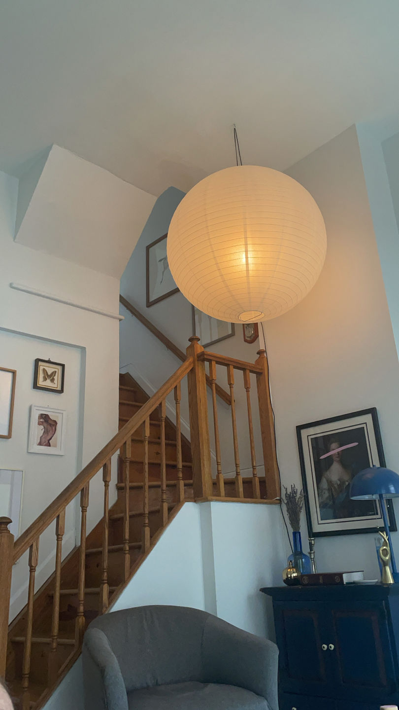 Customer photo review of 36" Beige / Ivory Jumbo Round Paper Lantern, Even Ribbing, Chinese Hanging Wedding & Party Decoration