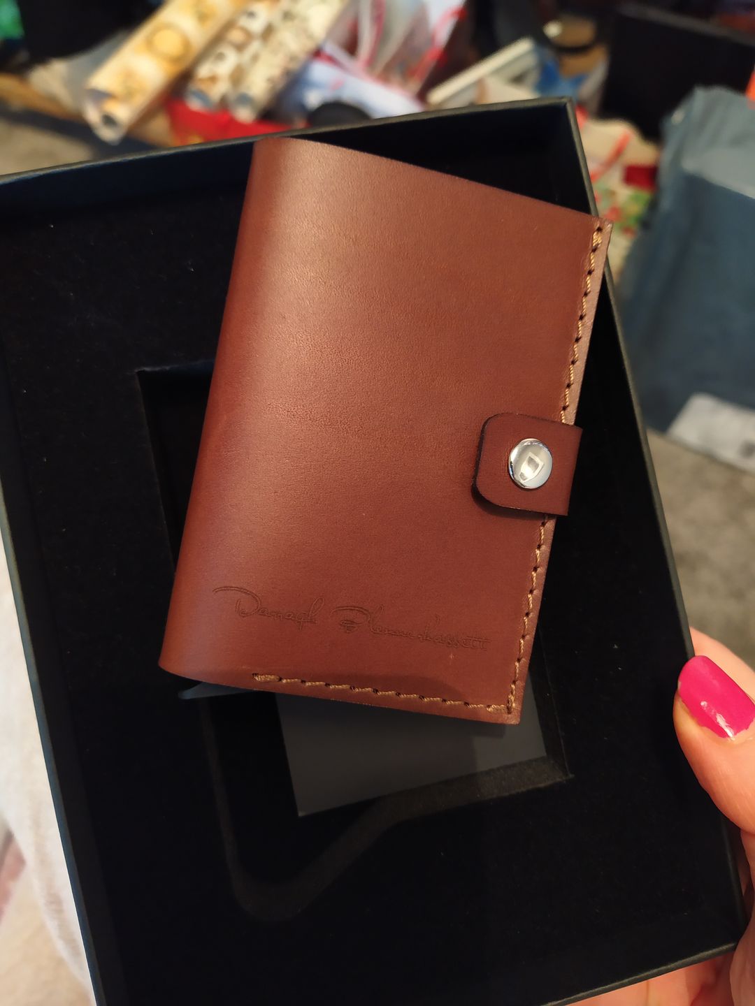 Customer photo review of RFID Wallet