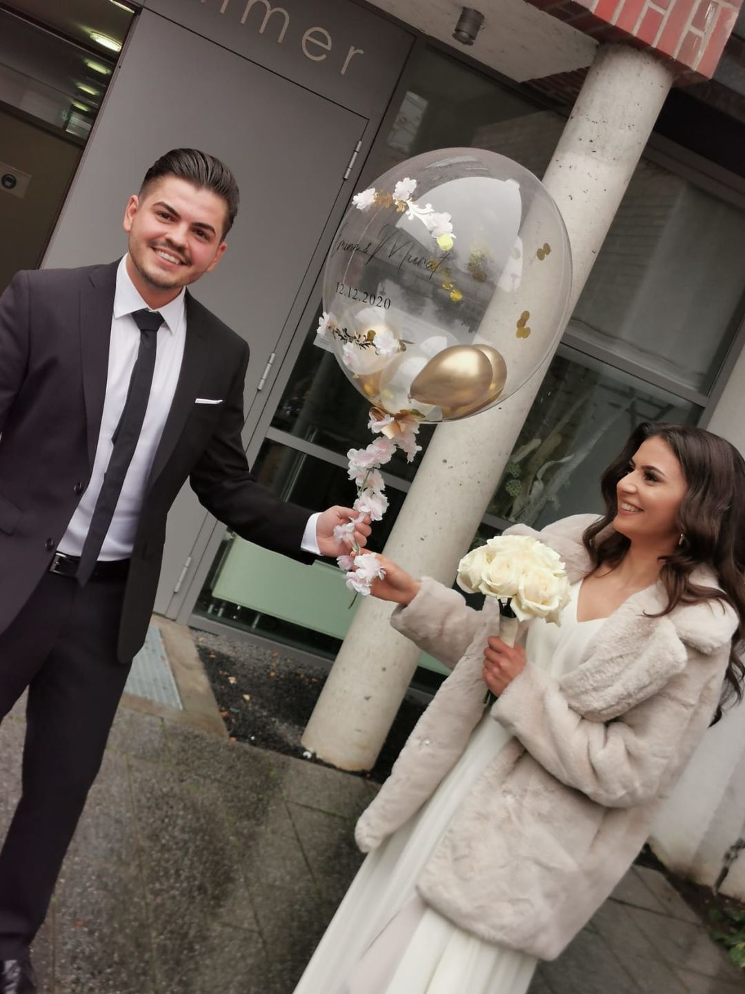 Customer photo review of Wedding Blossom Designer Ballon