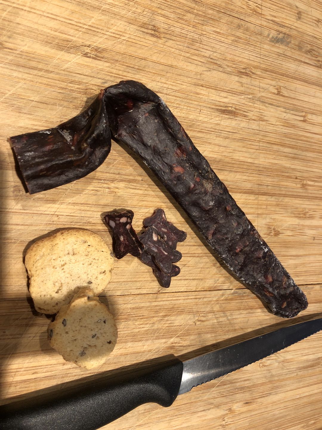 Customer photo review of Saucisson de Cerf sauvage nature - 150g
