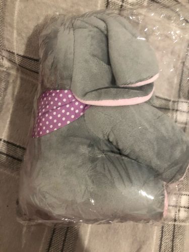 Customer photo review of Eléphant en peluche animé et musical