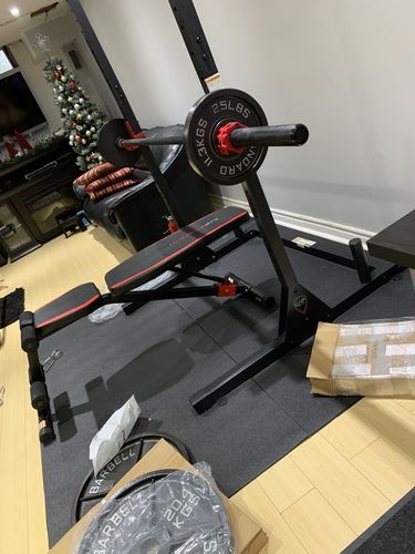 Customer photo review of 25lb cast iron plates - pair