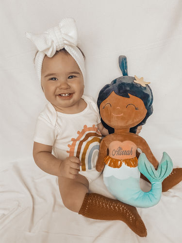 Customer photo review of Personalized Mermaid Leyadoll with Gift Bag - 2 Skin Tones