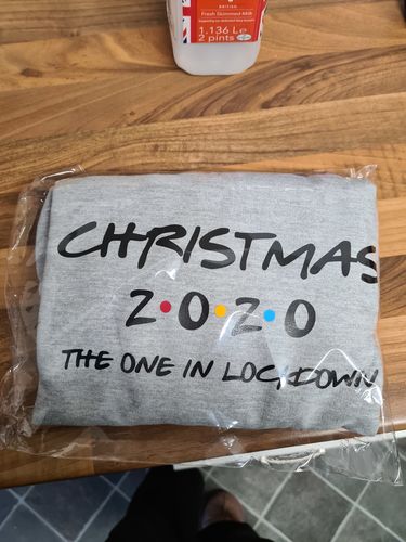 Customer photo review of Christmas 2020 in Lockdown Family Matching Sweatshirts (MRK X)