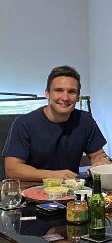 Customer photo review of Original Logo T Shirt Navy