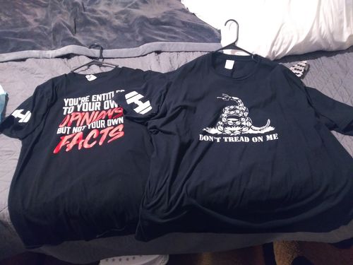 Customer photo review of You're Entitled To Mens Apparel