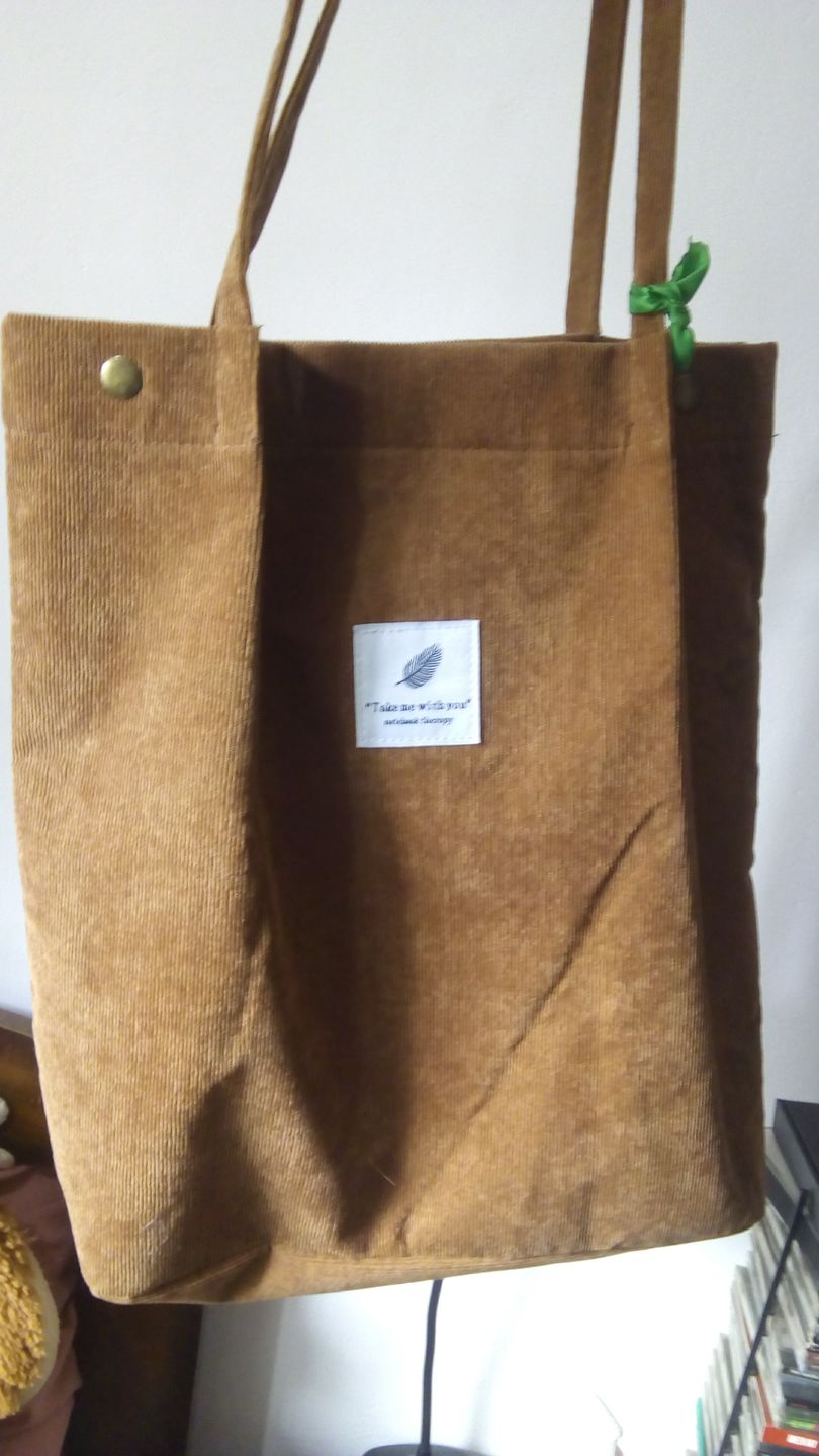 Customer photo review of Cord Tote Bag