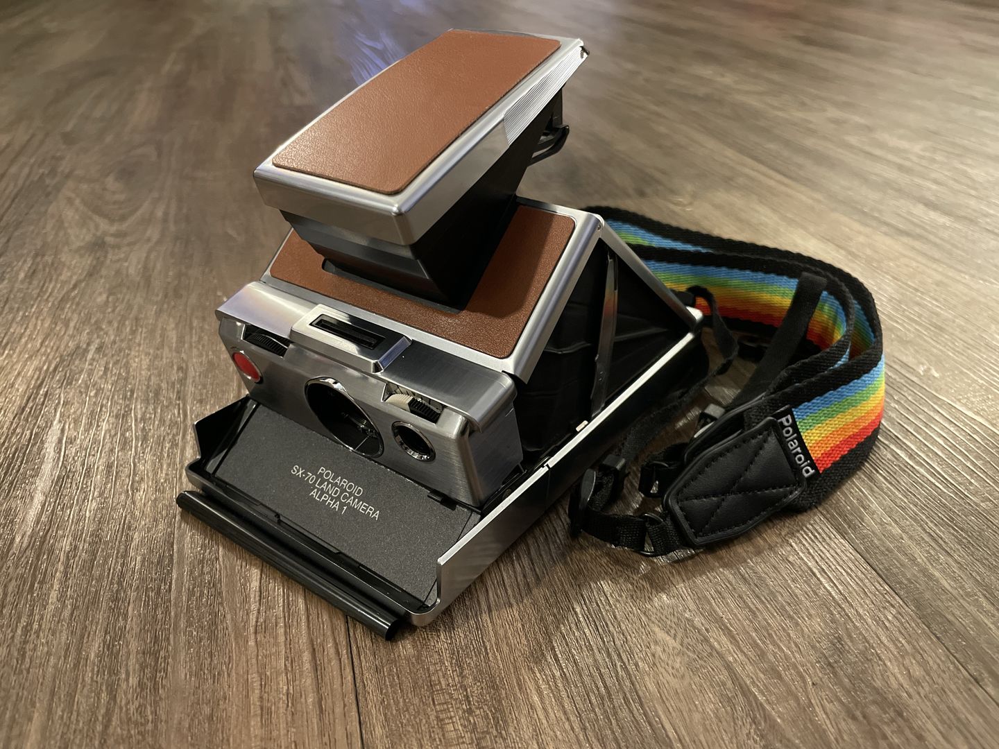 Customer photo review of Polaroid SX-70 Alpha 1 Chrome Folding Instant Film Camera