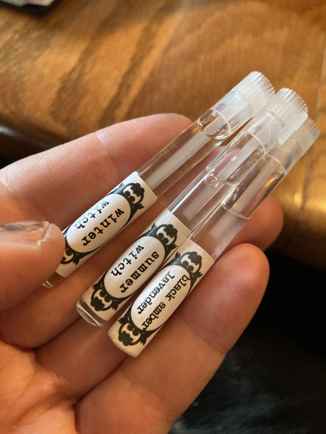 Customer photo review of Perfume Oil - Sample Set