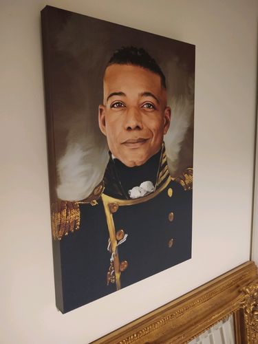 Customer photo review of The Admiral - Custom Canvas