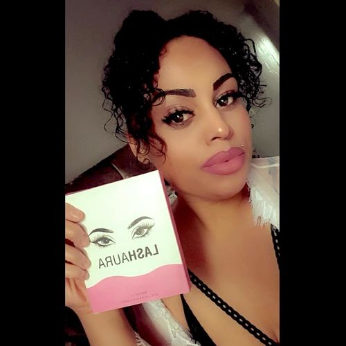 Customer photo review of Magnetic Lashes & Liner Kit by LashAura™ - (60% OFF)
