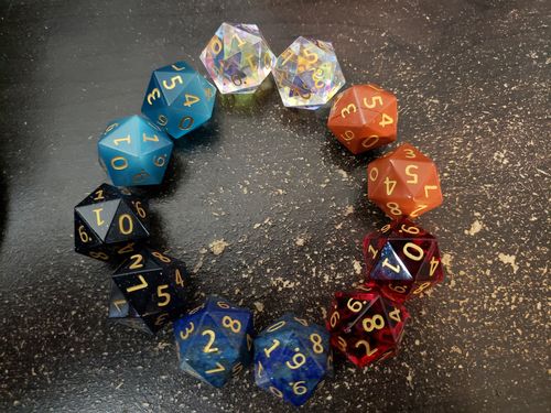 Customer photo review of URWizards Custom Dice