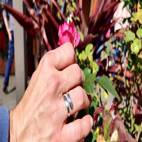 Customer photo review of 925 Sterling Sliver Blessed Cross Ring