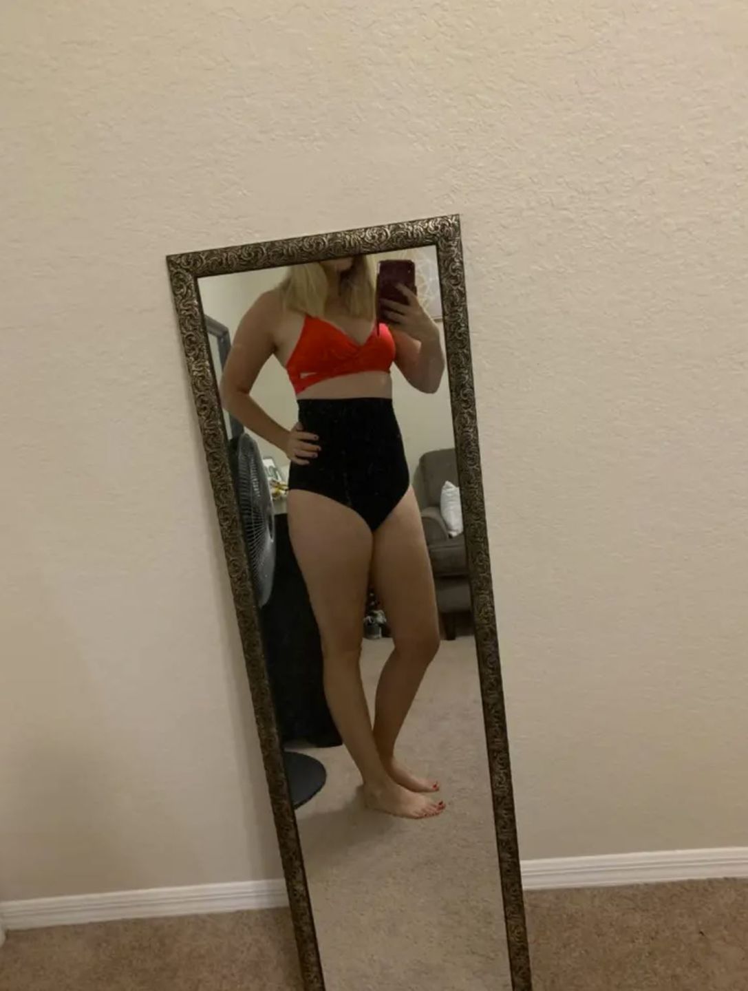 Customer photo review of High-Waist Shaper Panty